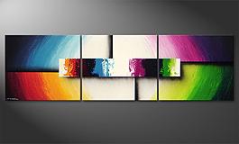 'Colorful Life II' 210x60cm quadro moderno