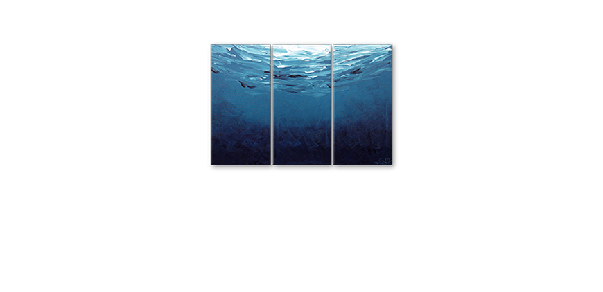Deep Blue 120x80cm quadro