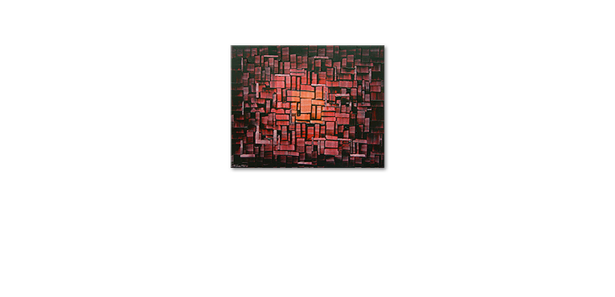 Cubes of Glow 100x80cm quadro
