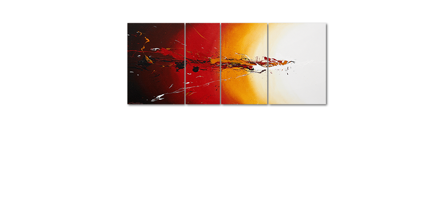 Fiery Splash 170x70cm dipinto moderno