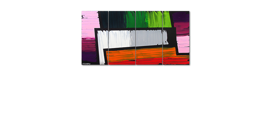 Structure of Colors 160x80cm tela