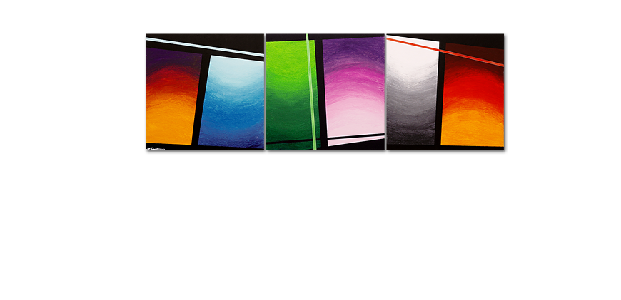 Wave of Colors 210x70cm quadro