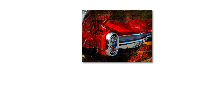 Red Car 100x70cmquadro