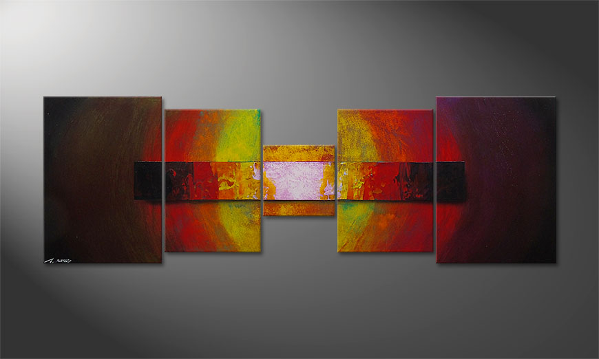 Afterglowing Sky 210x70cm quadro