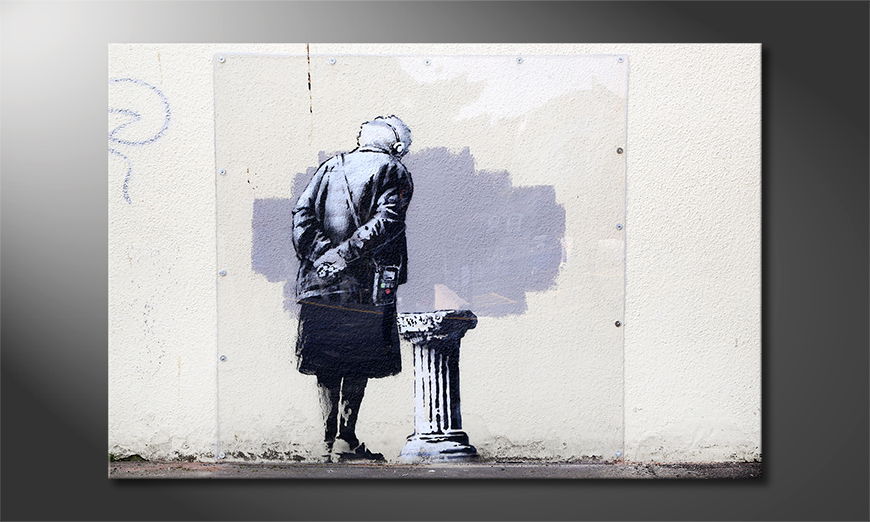 Banksy-No2-tela