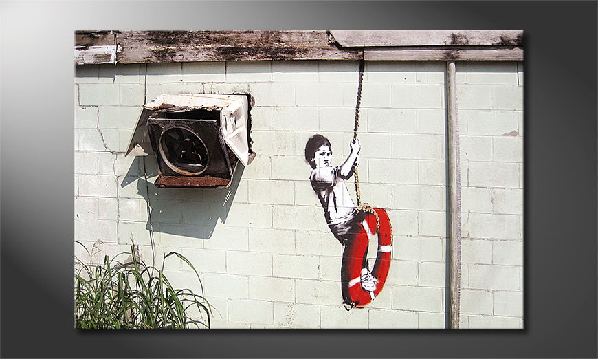 Banksy-No4-tela