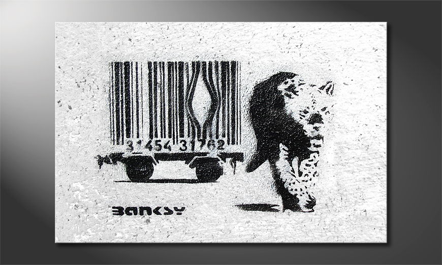 Banksy-No5-tela
