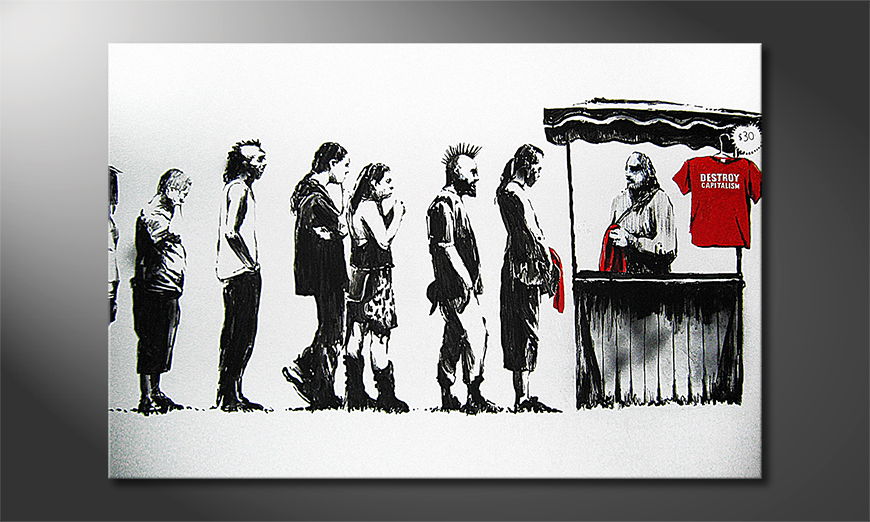 Banksy-No6-tela