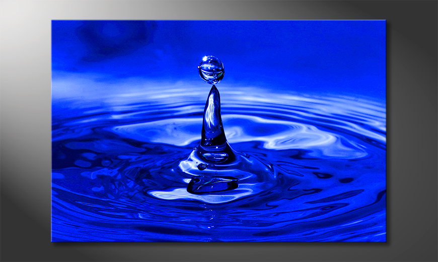 Blue Drop 120x80x2cm tela