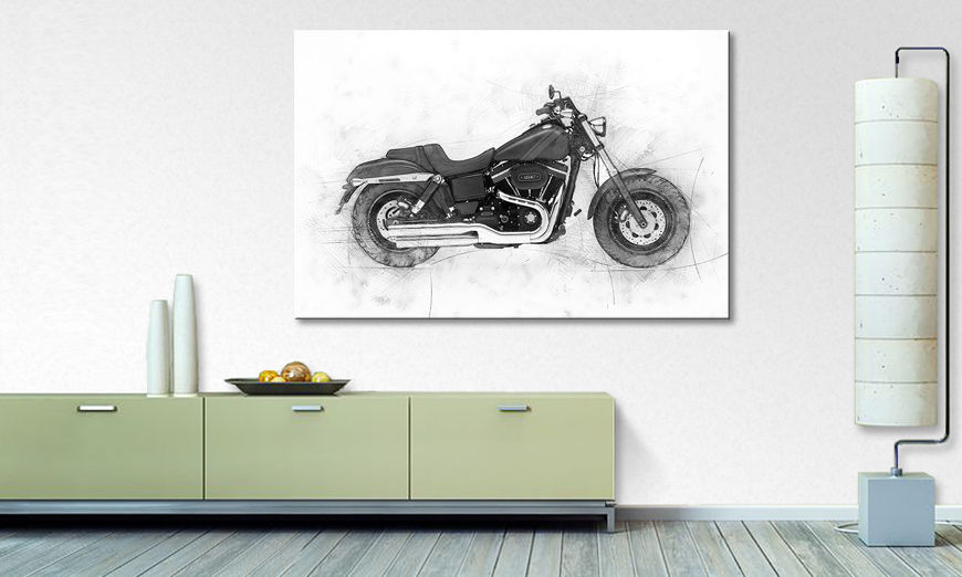 I quadri stampati Motorbike Uno