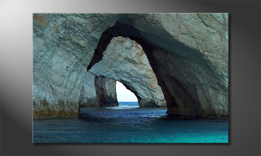 Il-quadro-stampati-Blue-Caves-90x60-cm