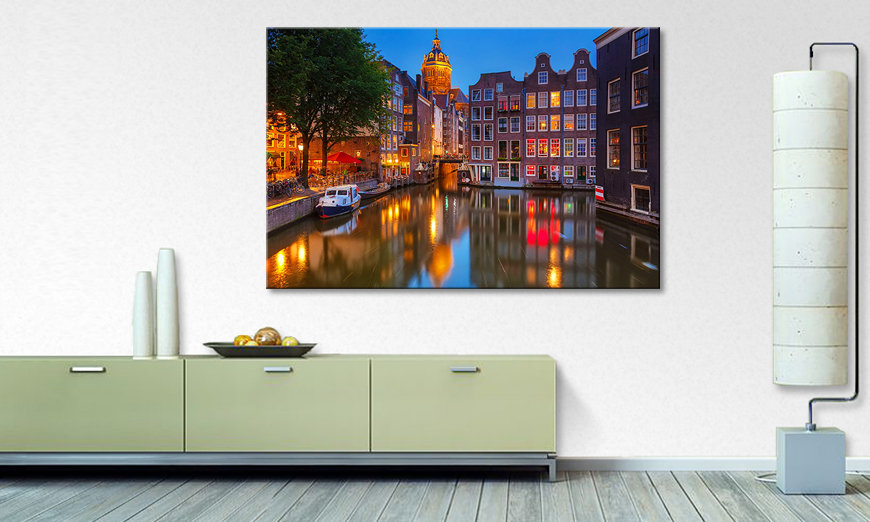 Il quadro stampati Canal in Amsterdam
