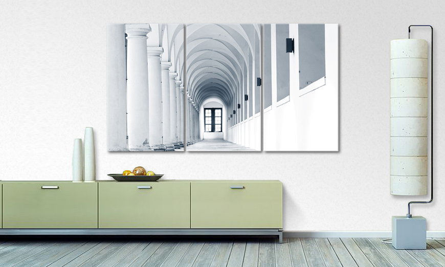 Il quadro stampati Columns Gallery 180x100 cm