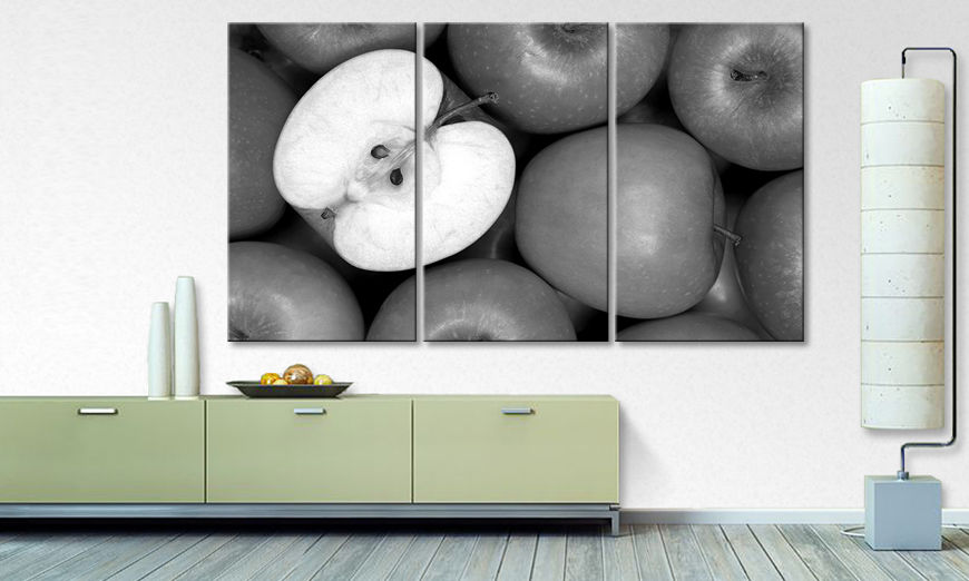 Il quadro stampati Green Apples 180x100 cm