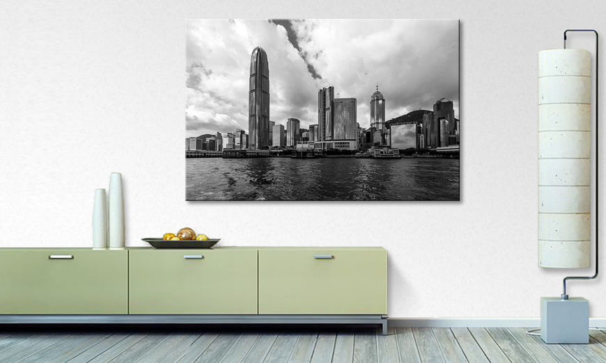 Il quadro stampati Hongkong Skyline