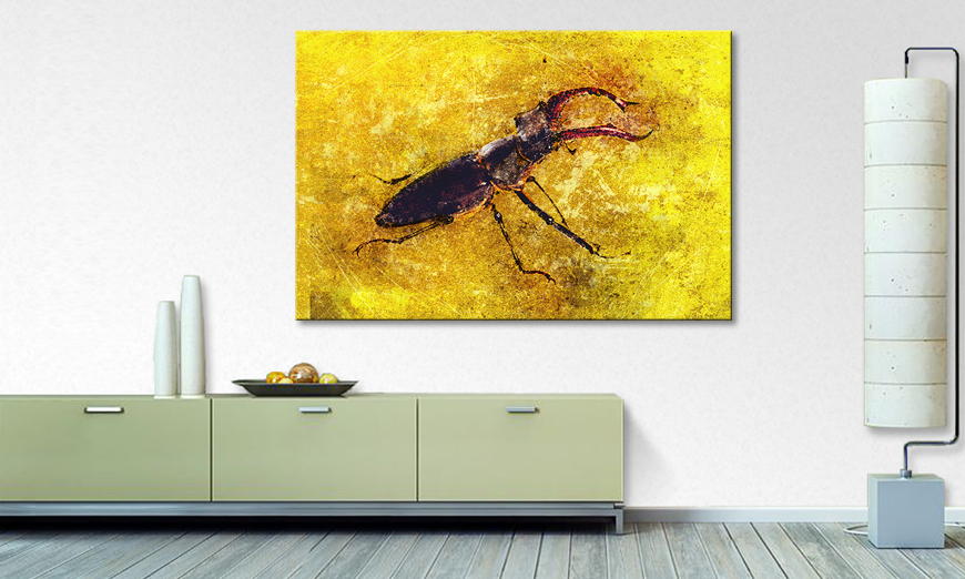 Il quadro stampati Stag Beetle