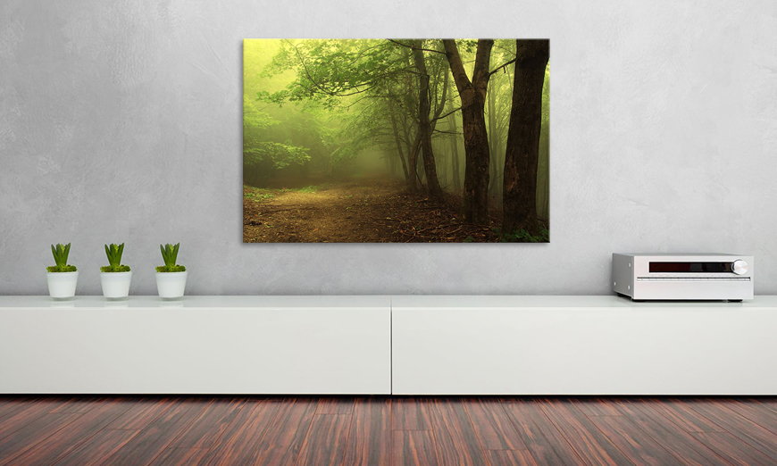 La stampa esclusivo Green Forest 90x60 cm