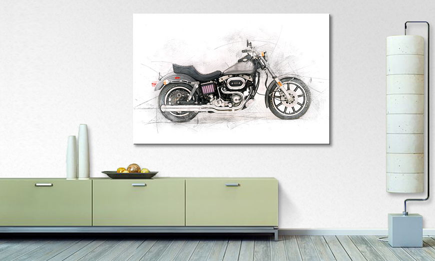 Motorcycle quadro moderni