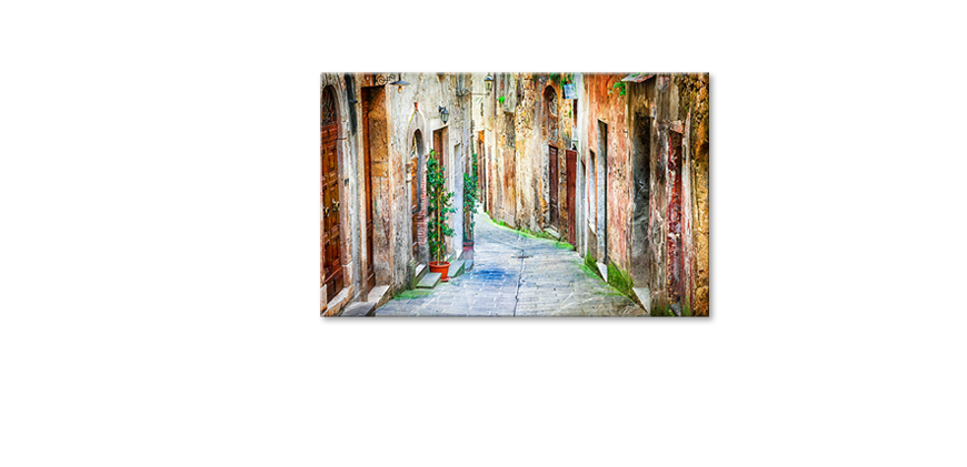 Quadro-Charming-Old-Streets-80x50-cm