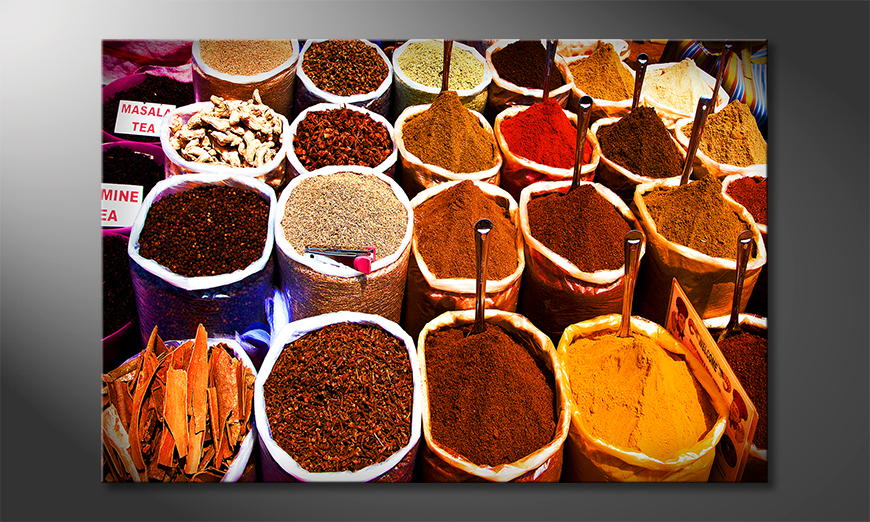 Quadro-Colorful-Spices-90x60-cm