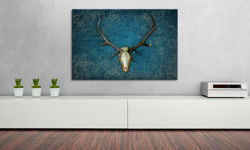 Quadro Deerhead 90x60 cm