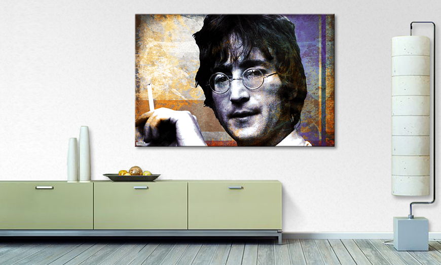 Quadro John Lennon 120x80 cm