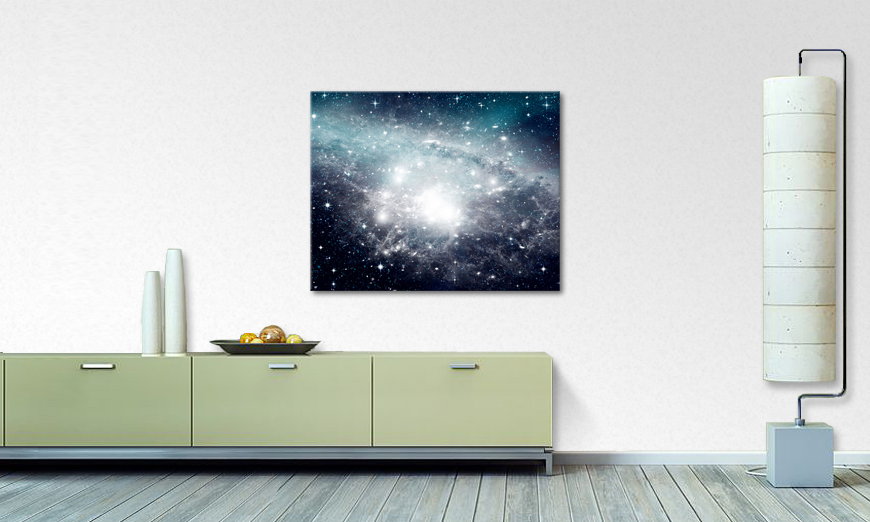 Quadro moderno Galaxy in Free Space 100x80 cm
