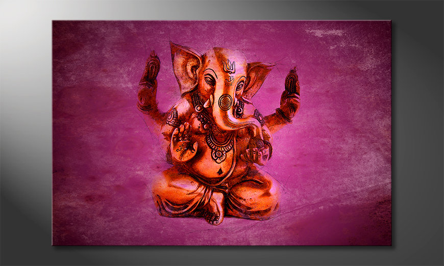Quadro moderno God Ganesha