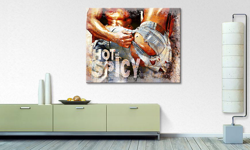 Quadro moderno Hot and Spicy 100x80 cm