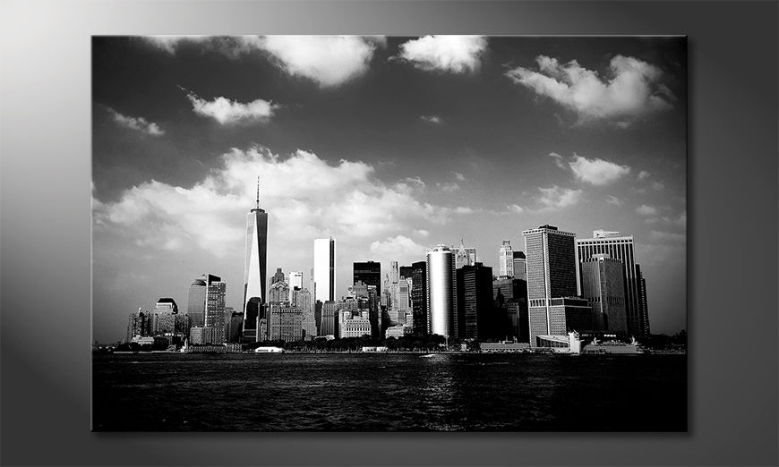 Stampa-su-tela-Manhattan-Skyscrapers