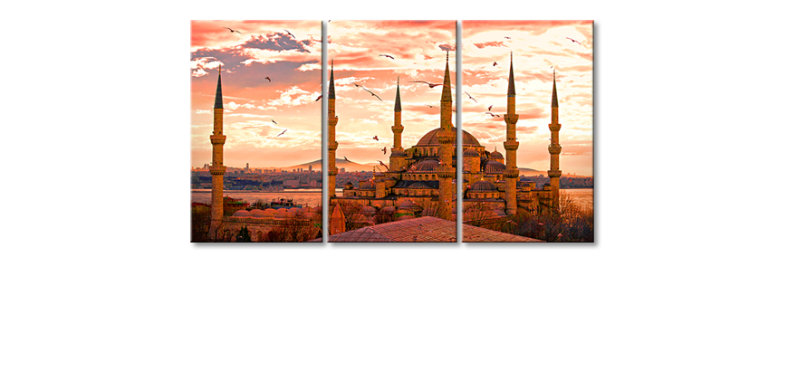 Stampa-su-tela-moderna-Blue-Mosque-180x100-cm