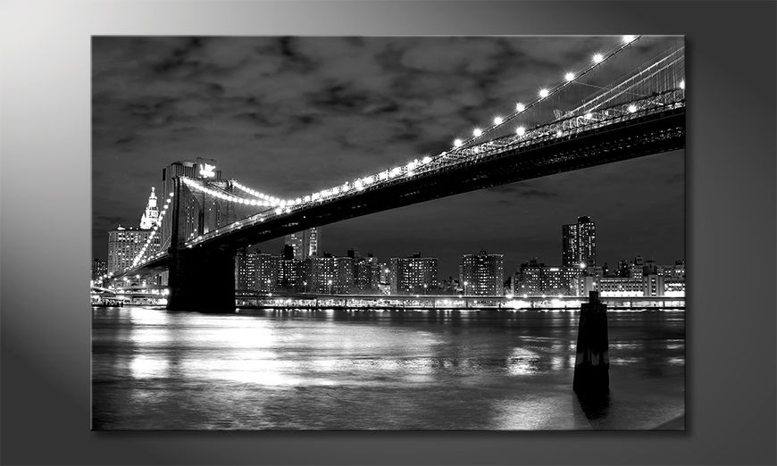 stampa-su-tela-moderna-Brooklyn-Bridge