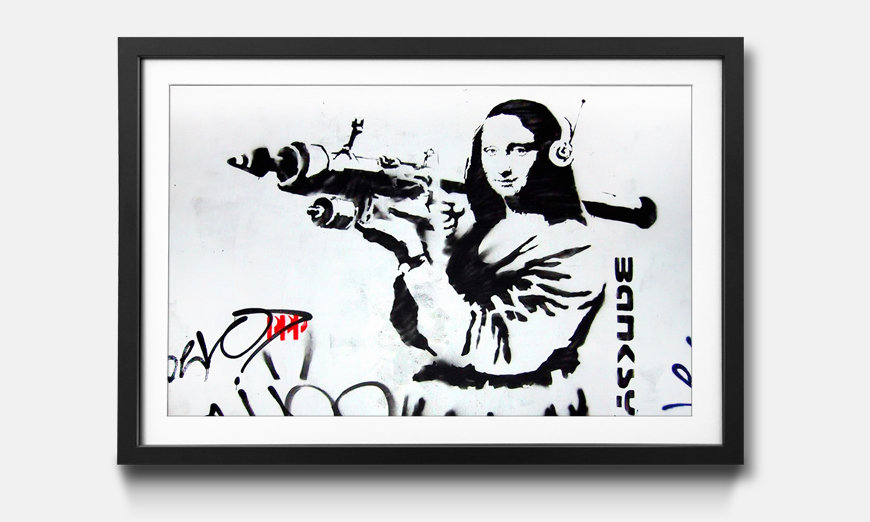 Il quadro con cornice Banksy No 1