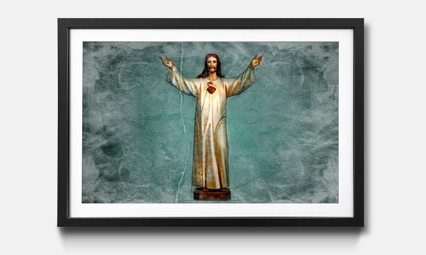 Il quadro con cornice Blessing Jesus