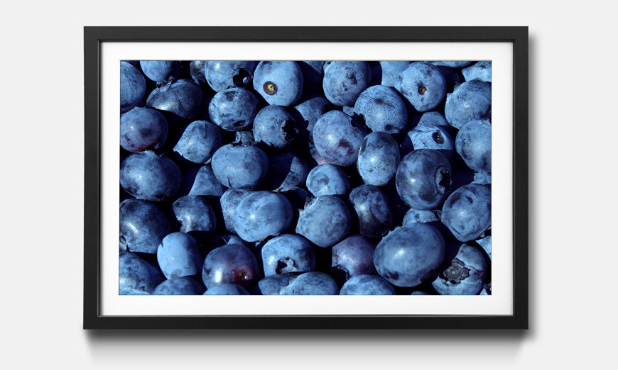 Il quadro con cornice Blueberry