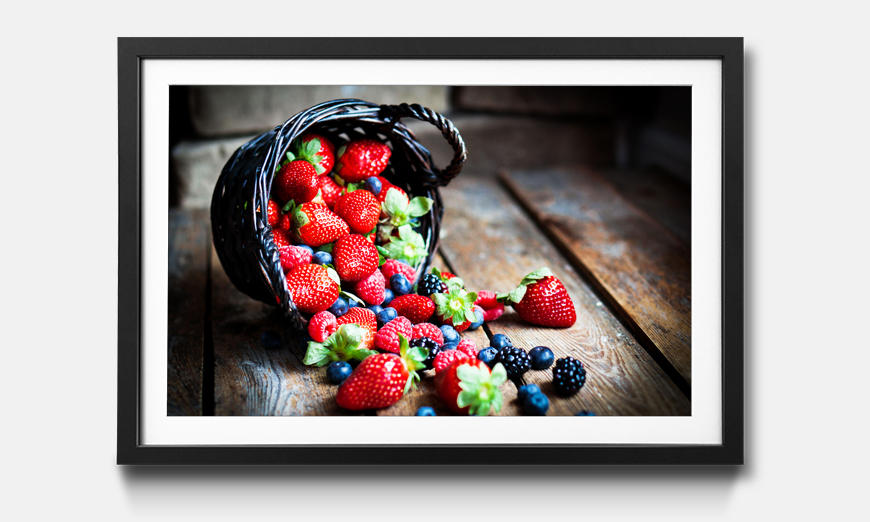 Il quadro con cornice Favorite Berries