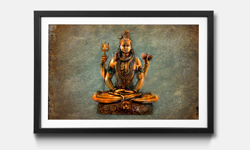 Il quadro con cornice Lord Shiva