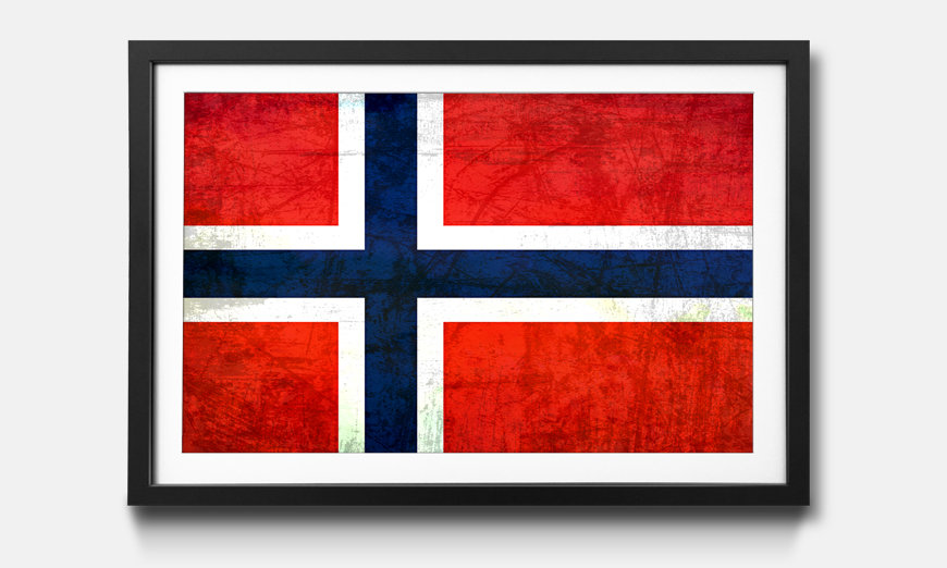 Il quadro con cornice Norwegen