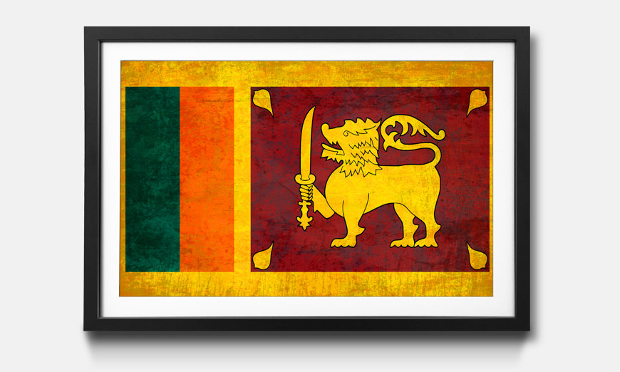 Il quadro con cornice Sri Lanka