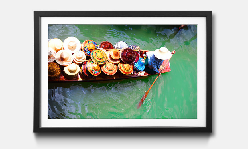 Il quadro con cornice Thai Boat