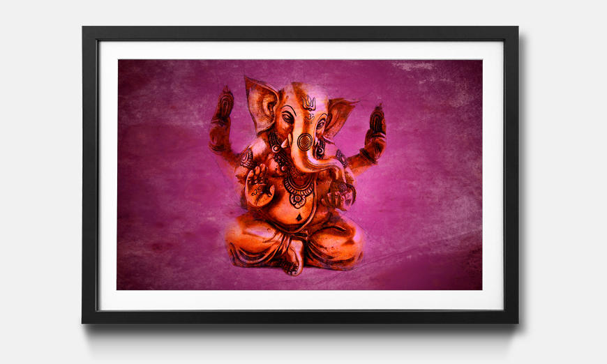 Limmagine incorniciata God Ganesha