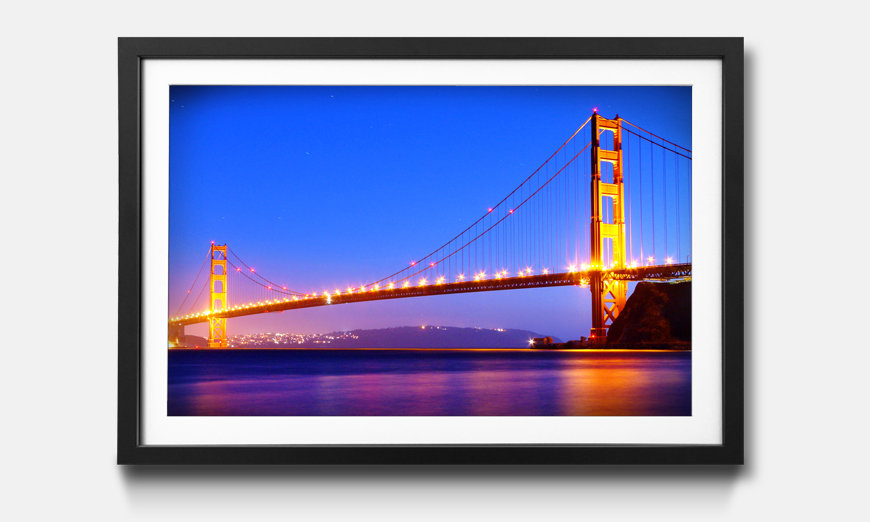 Limmagine incorniciata Golden Gate