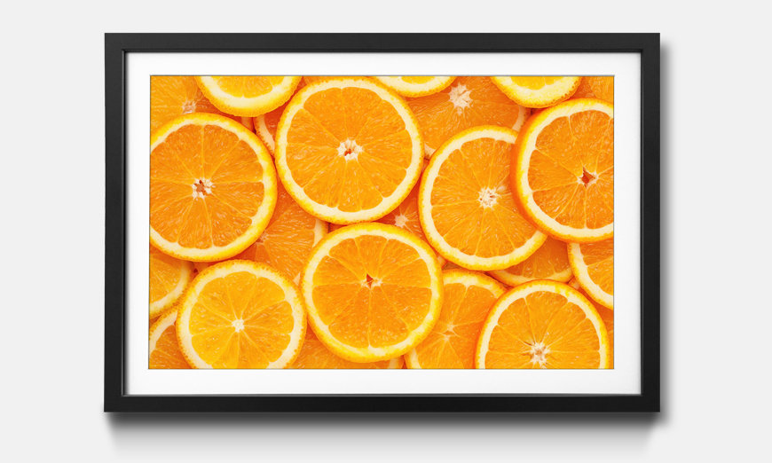 Limmagine incorniciata Orange