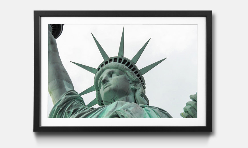 Stampa artistica incorniciata Statue Of Liberty