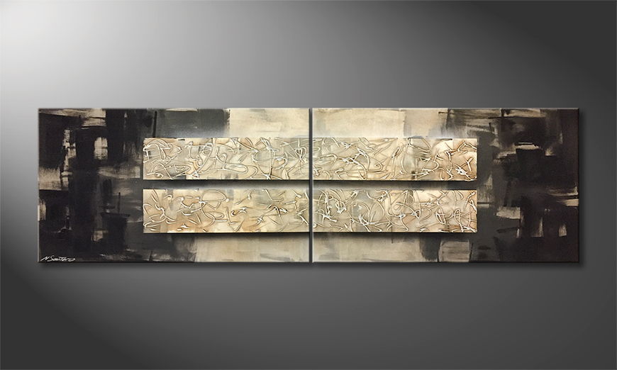 Arte moderna Abstract Bars 200x60cm