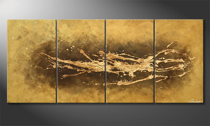 Arte moderna Liquid Earth 160x70cm
