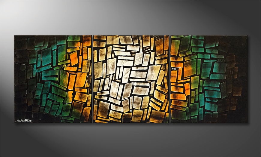 Arte moderna Tropic Dawn 180x60cm