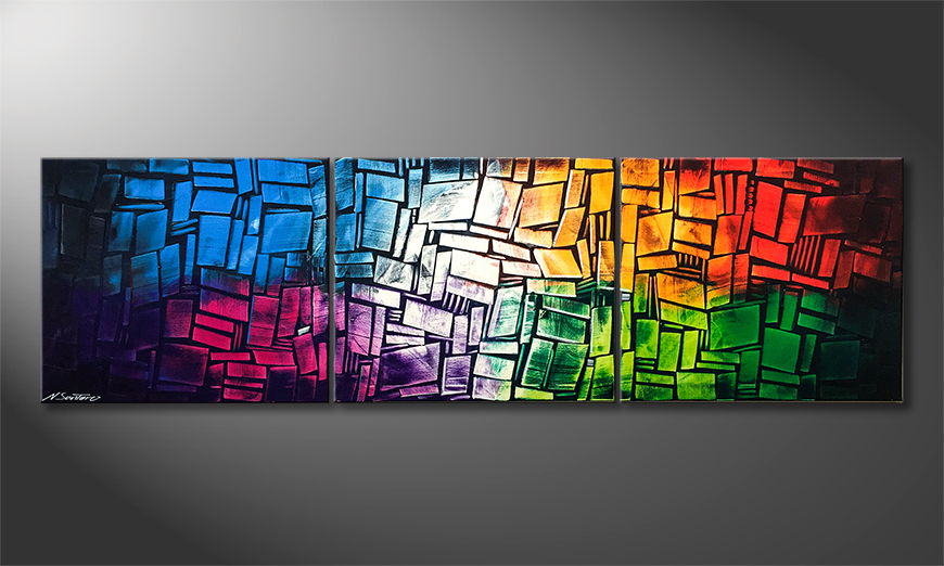 La nostra pittura Colorful Feelings 210x60cm