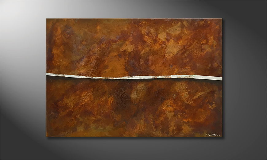 La nostra pittura Cut Rust 120x80cm