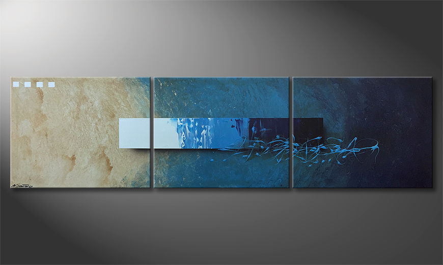 La nostra pittura Deep Water Signs 225x60cm